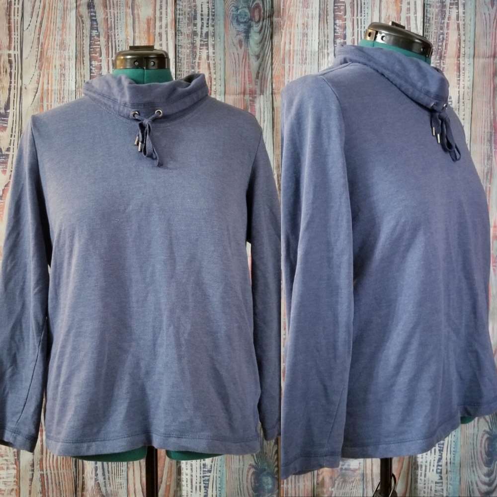 Karen Scott cowl neck sweatshirt